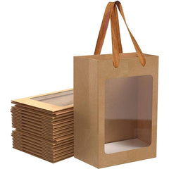 Flower Bouquet Gift Bag w/ Transparent Window