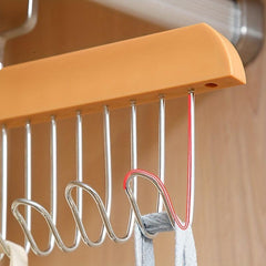 Rotating Retro Multifunctional 8 Hook Hanger Plastic Hanger