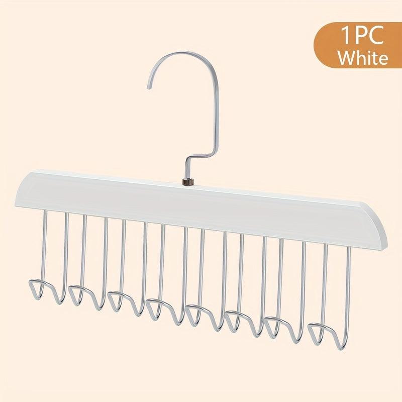 Rotating Retro Multifunctional 8 Hook Hanger Plastic Hanger