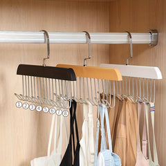 Rotating Retro Multifunctional 8 Hook Hanger Plastic Hanger