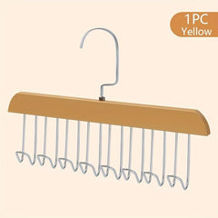 Rotating Retro Multifunctional 8 Hook Hanger Plastic Hanger