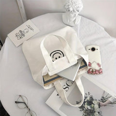 Funny Canvas Tote Bag for Women - Reusable Grocery Shopping Bag