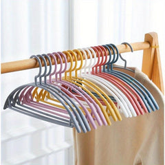 10pcs Wide Shoulder Non-slip Clothes Hanger