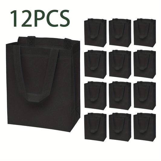 12 Reusable Eco Friendly Gift Bags for Shopping & Parties