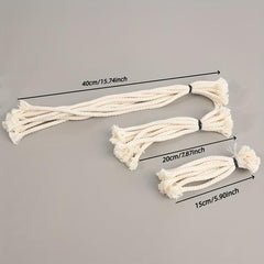 10pcs 6mm Alcohol Lamp Wick Thick Pure Cotton Rope