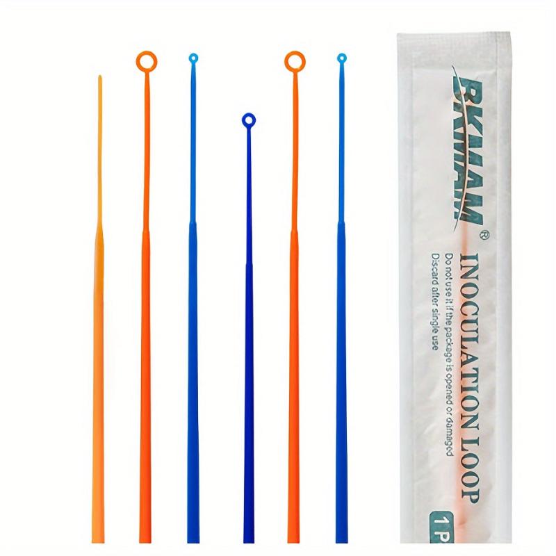10pcs Disposable Inoculation Loop Sterile Sampling Rod Lab Supplies