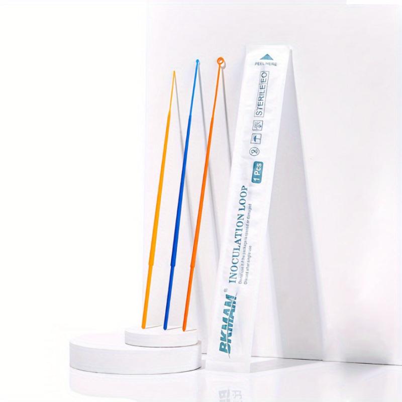 10pcs Disposable Inoculation Loop Sterile Sampling Rod Lab Supplies