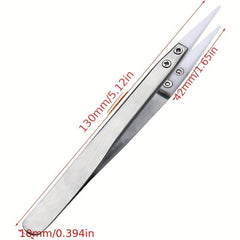 Ceramic Tweezers Heat Resistant Stainless Steel Hand Tools