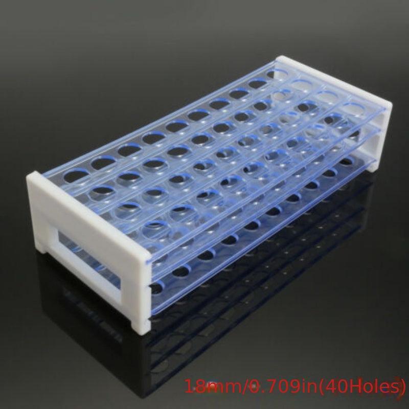 Plastic Test Tube Stand Bracket Rack 40 50 Hole Lab Supplies