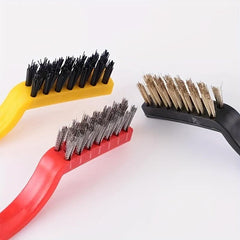 3pcs Brass Stainless Steel Wire Brush Set For Rust Dirt Removal Gas Stove
