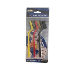 3pcs Brass Stainless Steel Wire Brush Set For Rust Dirt Removal Gas Stove