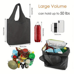 Reusable Grocery Bag Eco Friendly Shopping Tote 50lbs