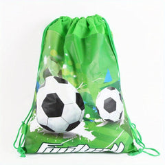 Football Print Cartoon Non Woven School Bag Gift Bag For Swimming