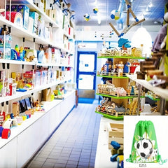 Football Print Cartoon Non Woven School Bag Gift Bag For Swimming