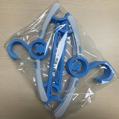 10pcs Small Non Slip Adjustable Clothes Hanger Plastic Hanger Organizer