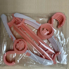 10pcs Small Non Slip Adjustable Clothes Hanger Plastic Hanger Organizer