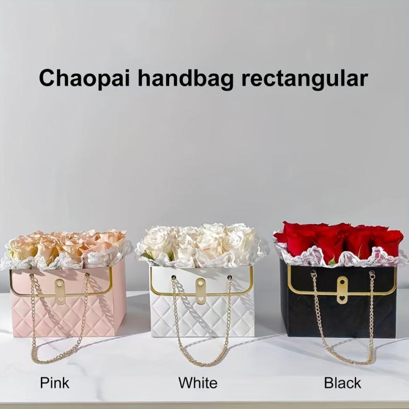 4pcs Flower Tote Bag Wedding Long Lasting Waterproof Household Supplies