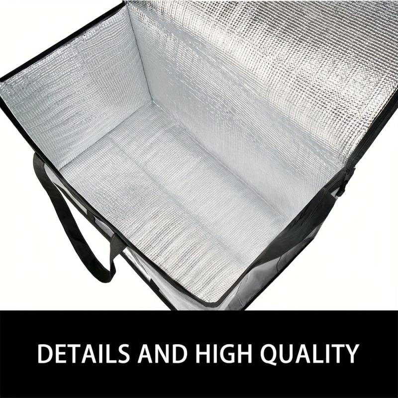 Large XXXL Reusable Foldable Insulated Food Bag Pizza Takeout Bag