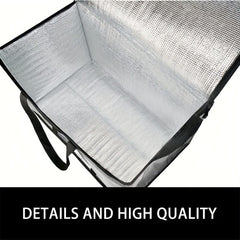 Large XXXL Reusable Foldable Insulated Food Bag Pizza Takeout Bag