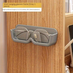 Non-destructive Glasses Storage Rack Bathroom Bedside Bookcase