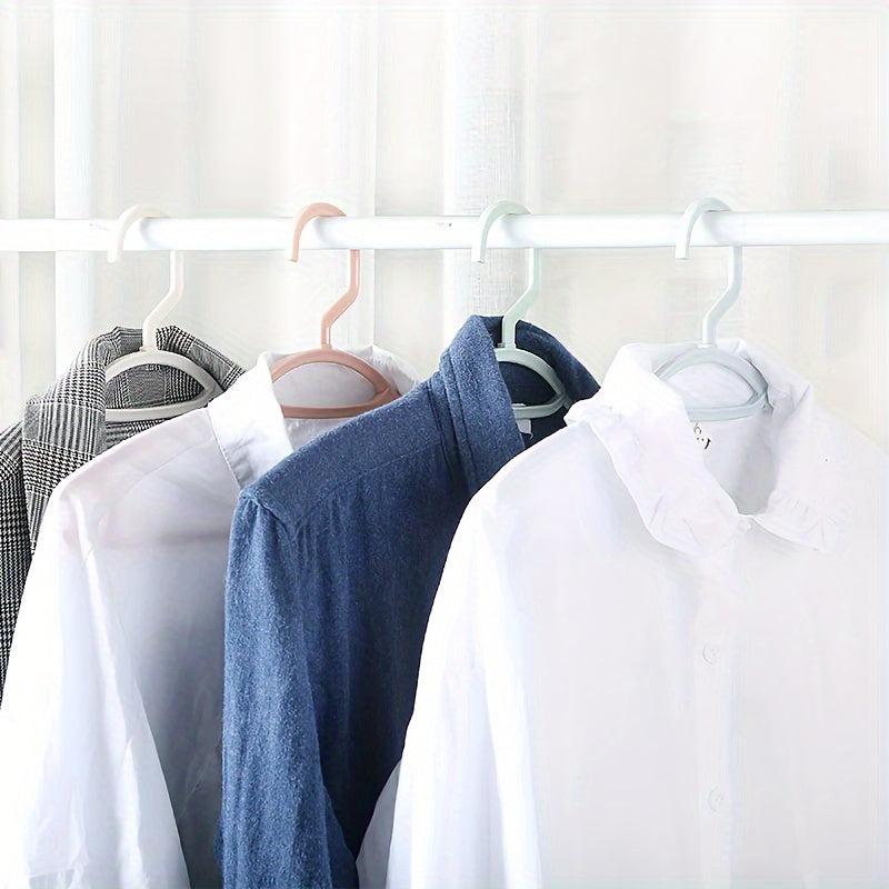 10pcs Non Slip Hanger Closet Organizer Hangers For Clothes