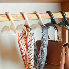 3pcs Bag Organizer Wardrobe Arched Hat Holder Tie Hanging Storage Rack