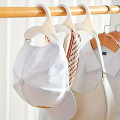 3pcs Bag Organizer Wardrobe Arched Hat Holder Tie Hanging Storage Rack