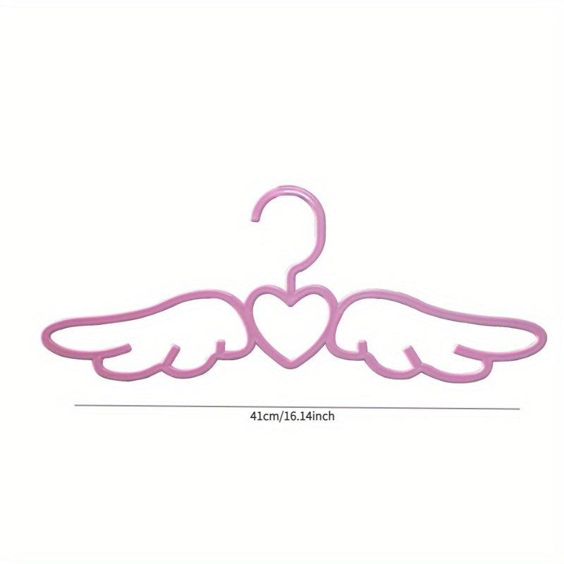 10pcs Angel Wings Clothes Hanger Wardrobe Organizer For Clothes Girl Hangers