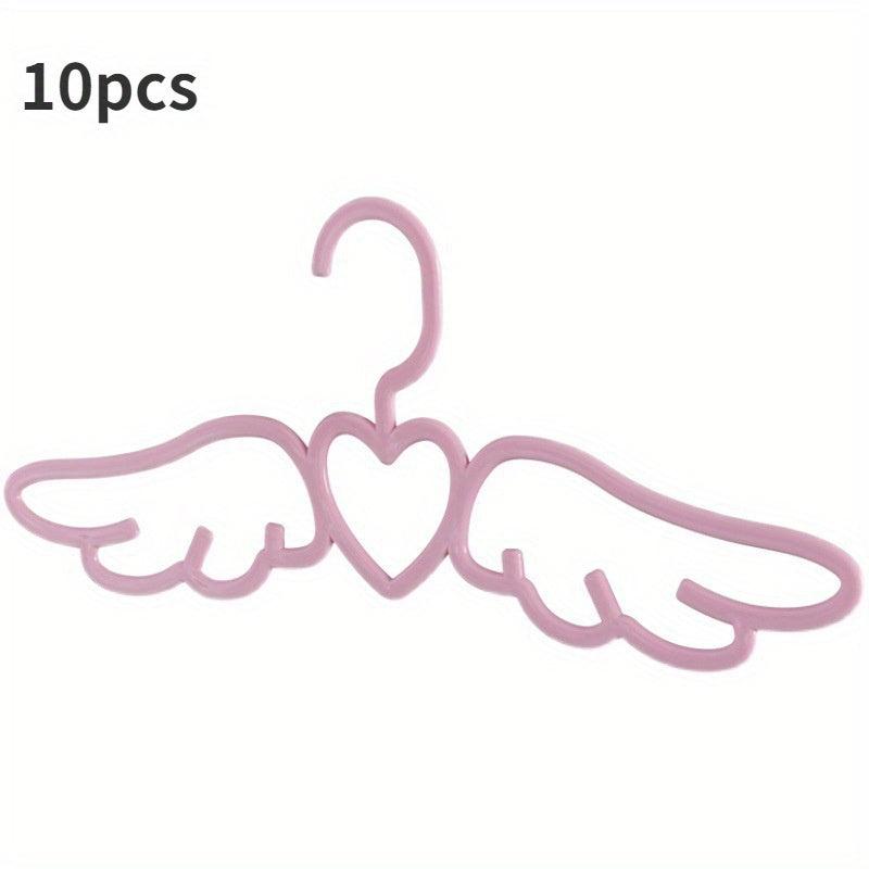 10pcs Angel Wings Clothes Hanger Wardrobe Organizer For Clothes Girl Hangers
