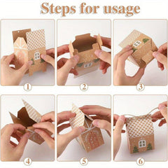 20 40pcs Christmas Favor Boxes Xmas Treats Wedding Shower