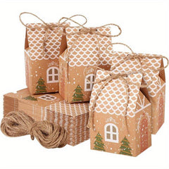 20 40pcs Christmas Favor Boxes Xmas Treats Wedding Shower