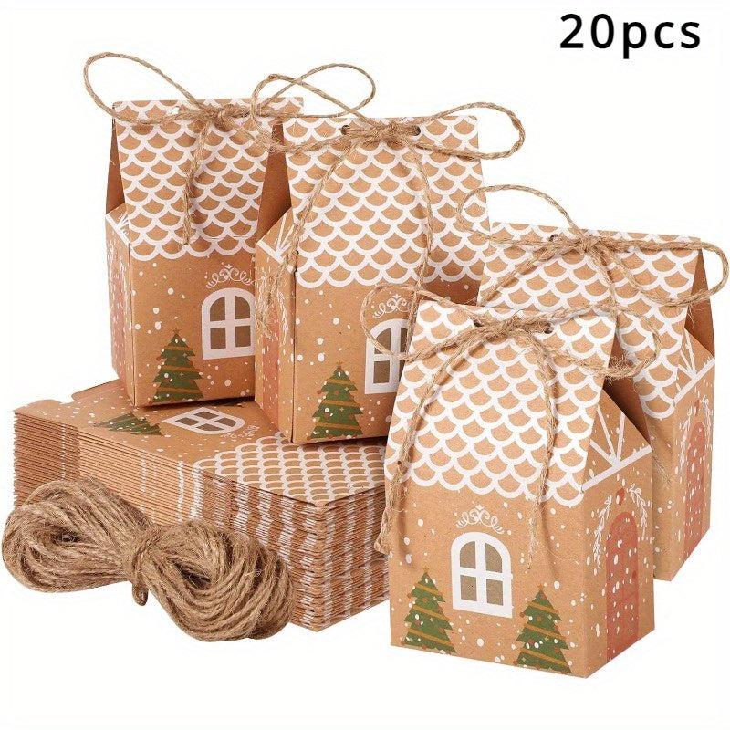 20 40pcs Christmas Favor Boxes Xmas Treats Wedding Shower