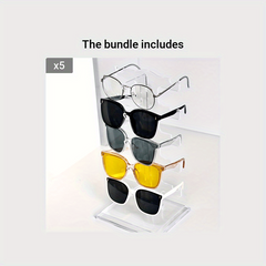 10 Pairs Detachable Glasses Display Stand Sunglasses Organize Rack