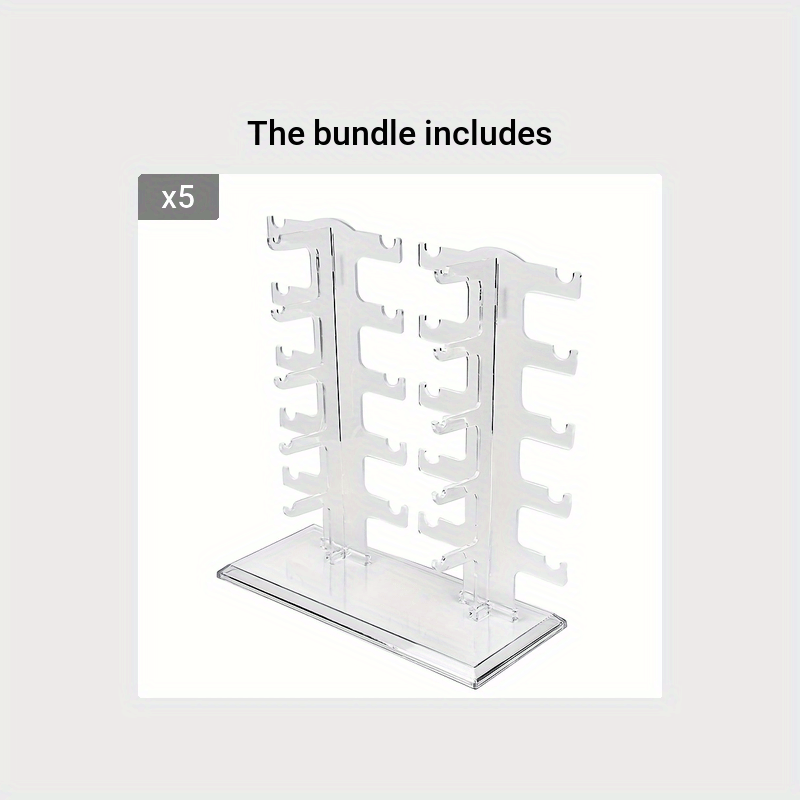 10 Pairs Detachable Glasses Display Stand Sunglasses Organize Rack