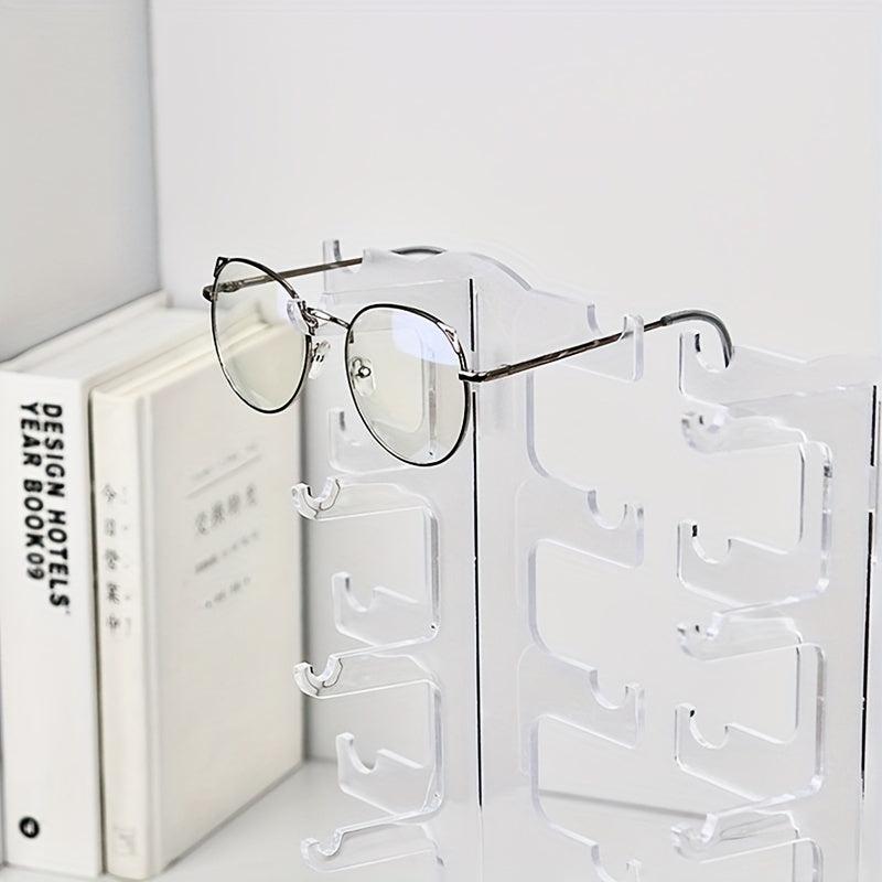 10 Pairs Detachable Glasses Display Stand Sunglasses Organize Rack