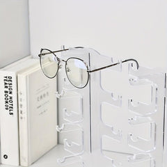 10 Pairs Detachable Glasses Display Stand Sunglasses Organize Rack
