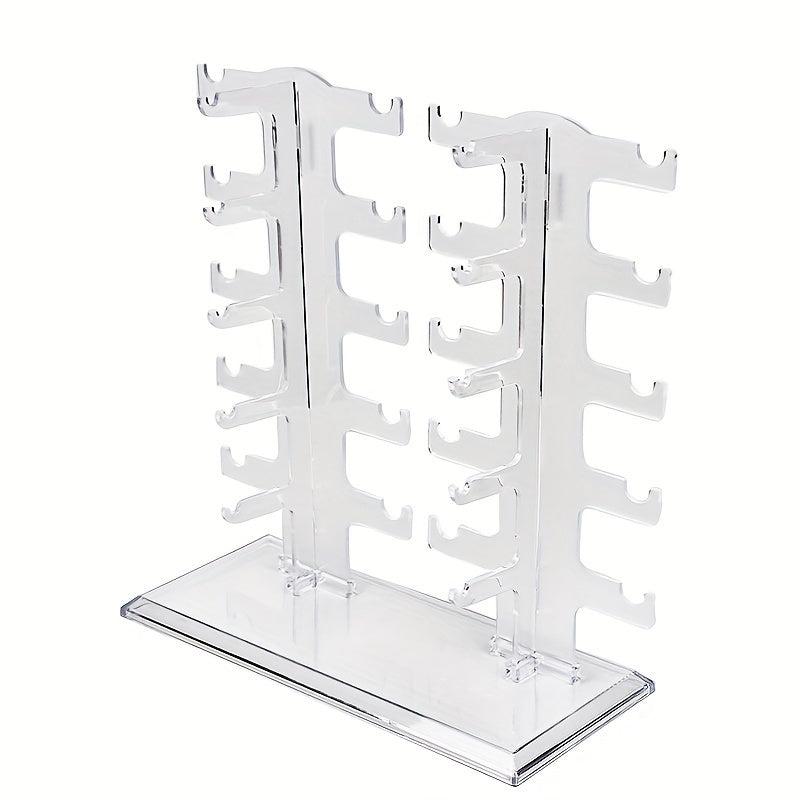 10 Pairs Detachable Glasses Display Stand Sunglasses Organize Rack