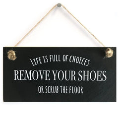 Wooden Decorative Board Life Is Full Of Options - Home and Kitchen Wall Decor