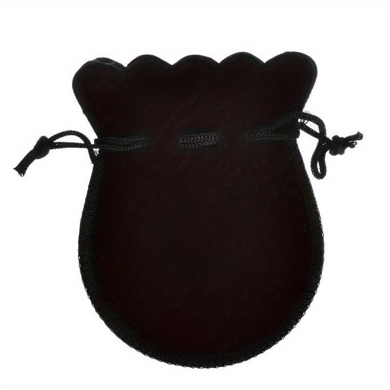 10pcs Small Velvet Jewelry Drawstring Bag - Wedding Gift Candy Bag