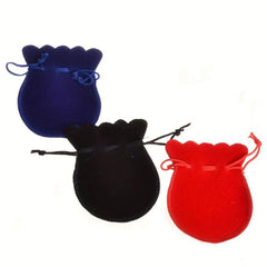 10pcs Small Velvet Jewelry Drawstring Bag - Wedding Gift Candy Bag