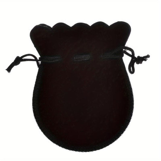 10pcs Small Velvet Jewelry Drawstring Bag - Wedding Gift Candy Bag