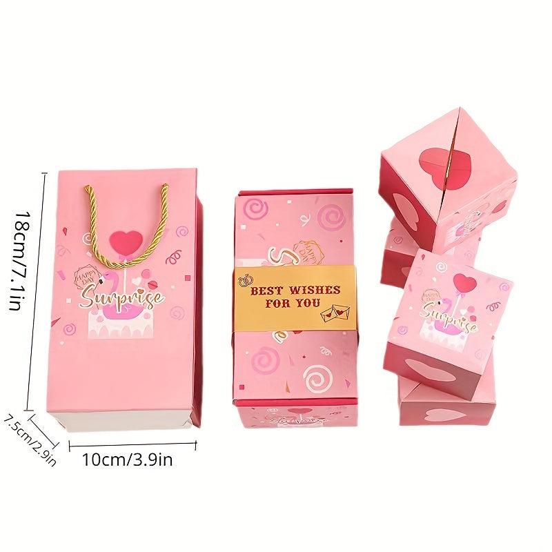 Money Exploding Surprise Box With Confetti Cash Explosion