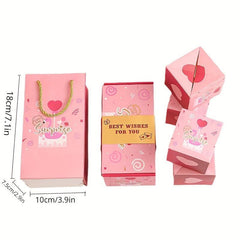 Money Exploding Surprise Box With Confetti Cash Explosion