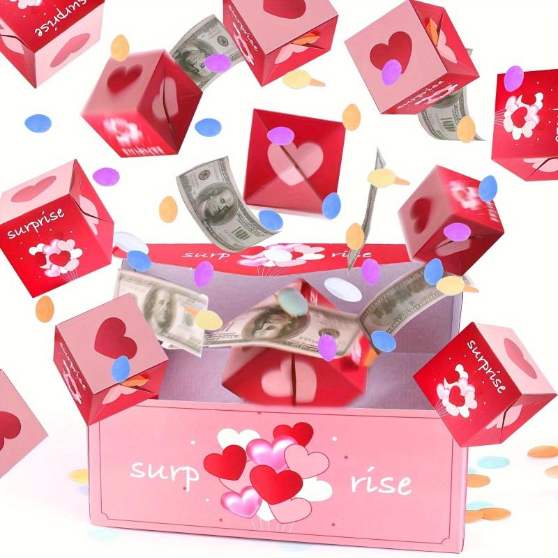 Money Exploding Surprise Box With Confetti Cash Explosion