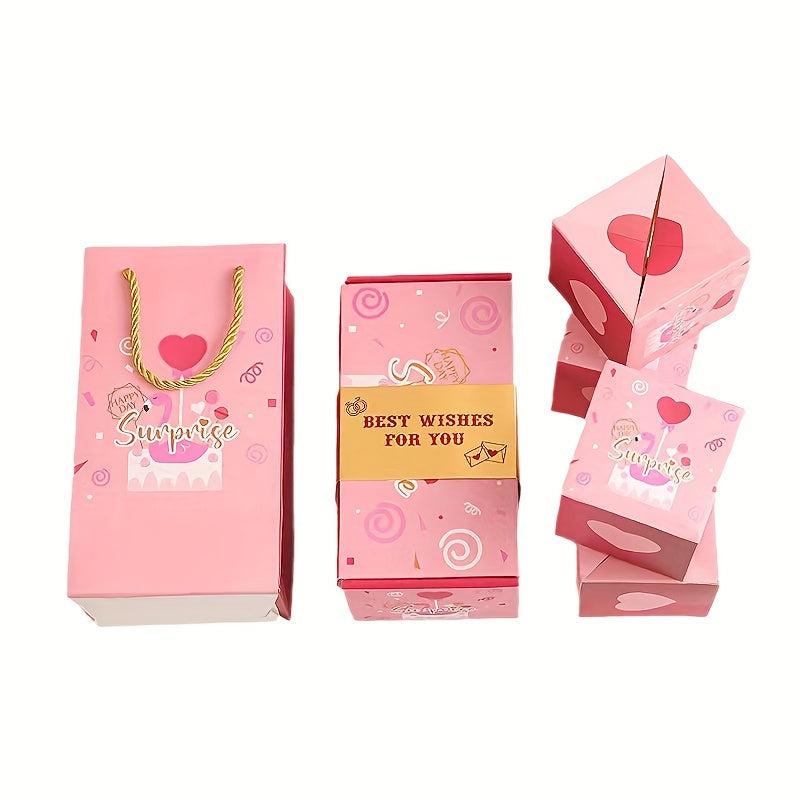 Money Exploding Surprise Box With Confetti Cash Explosion