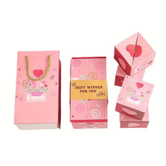 Money Exploding Surprise Box With Confetti Cash Explosion