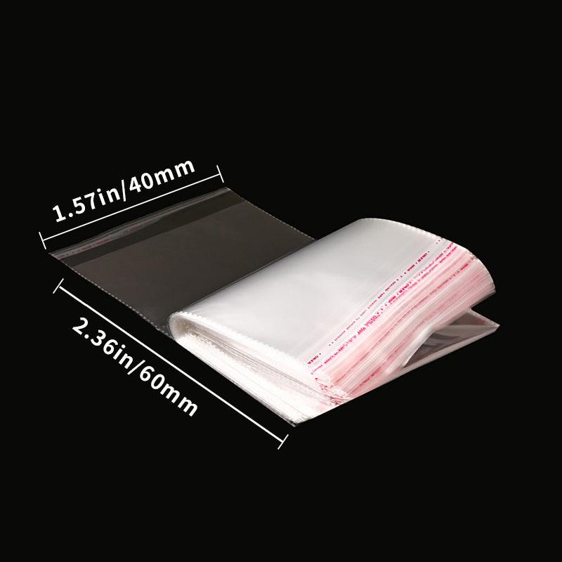 100pcs Self adhesive OPP Transparent Clothing Packaging Bag