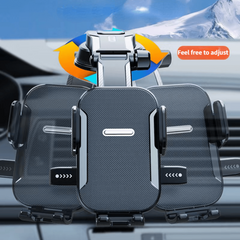 Adjustable Car Vent Phone Mount - Secure with Swivel Hook - Thick Case Friendly