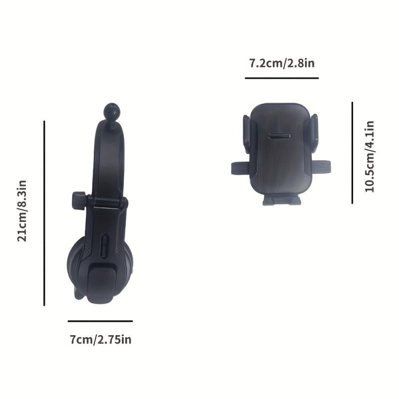 Adjustable Car Vent Phone Mount - Secure with Swivel Hook - Thick Case Friendly