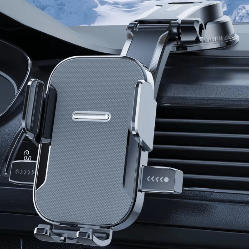 Adjustable Car Vent Phone Mount - Secure with Swivel Hook - Thick Case Friendly